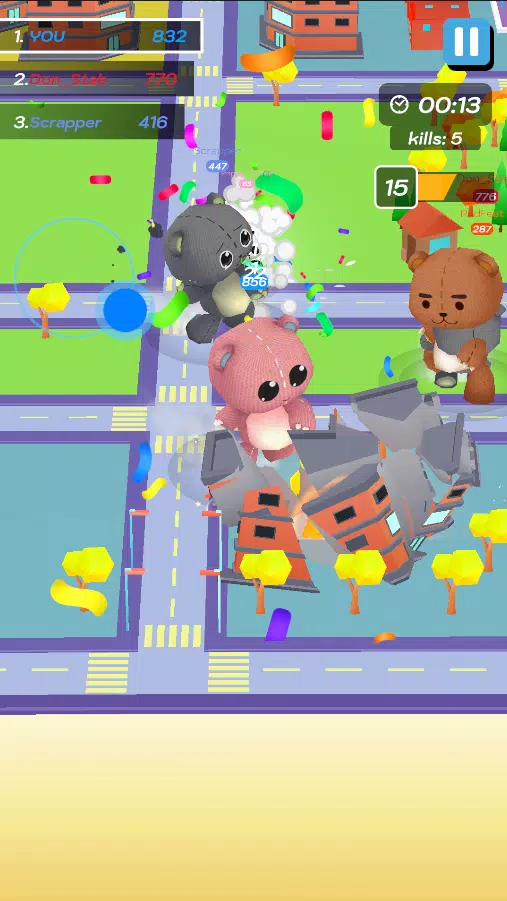 Crazy Monster City 스크린샷 2