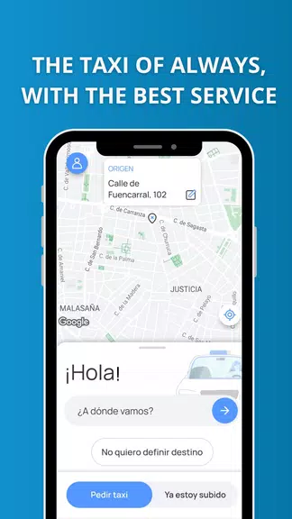PideTaxi - Taxi in Spain Скриншот 2