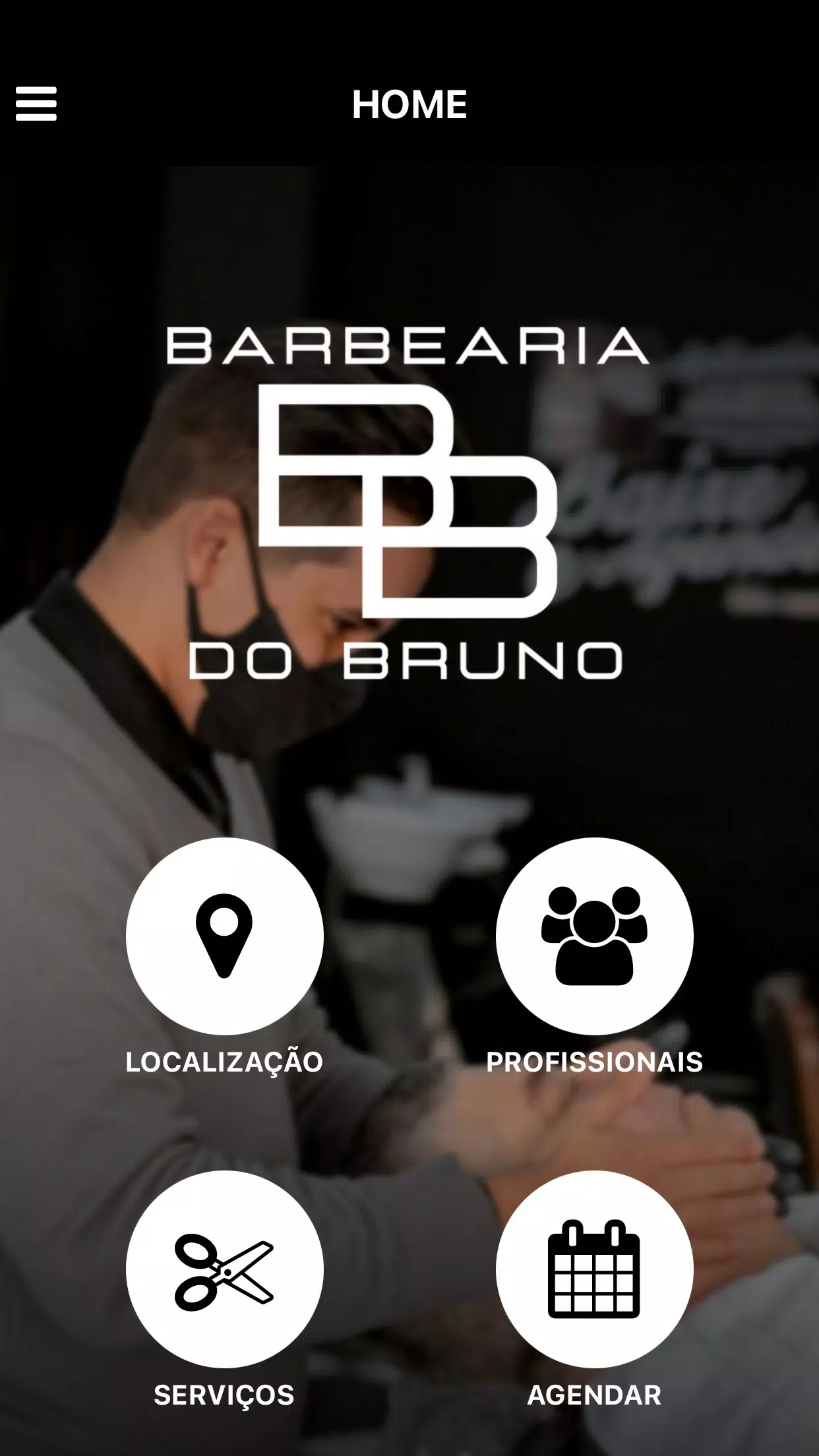 Barbearia do Brunno Captura de tela 1