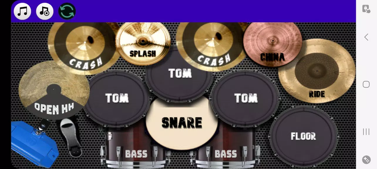 Drum Studio: Bateria Virtual 스크린샷 1