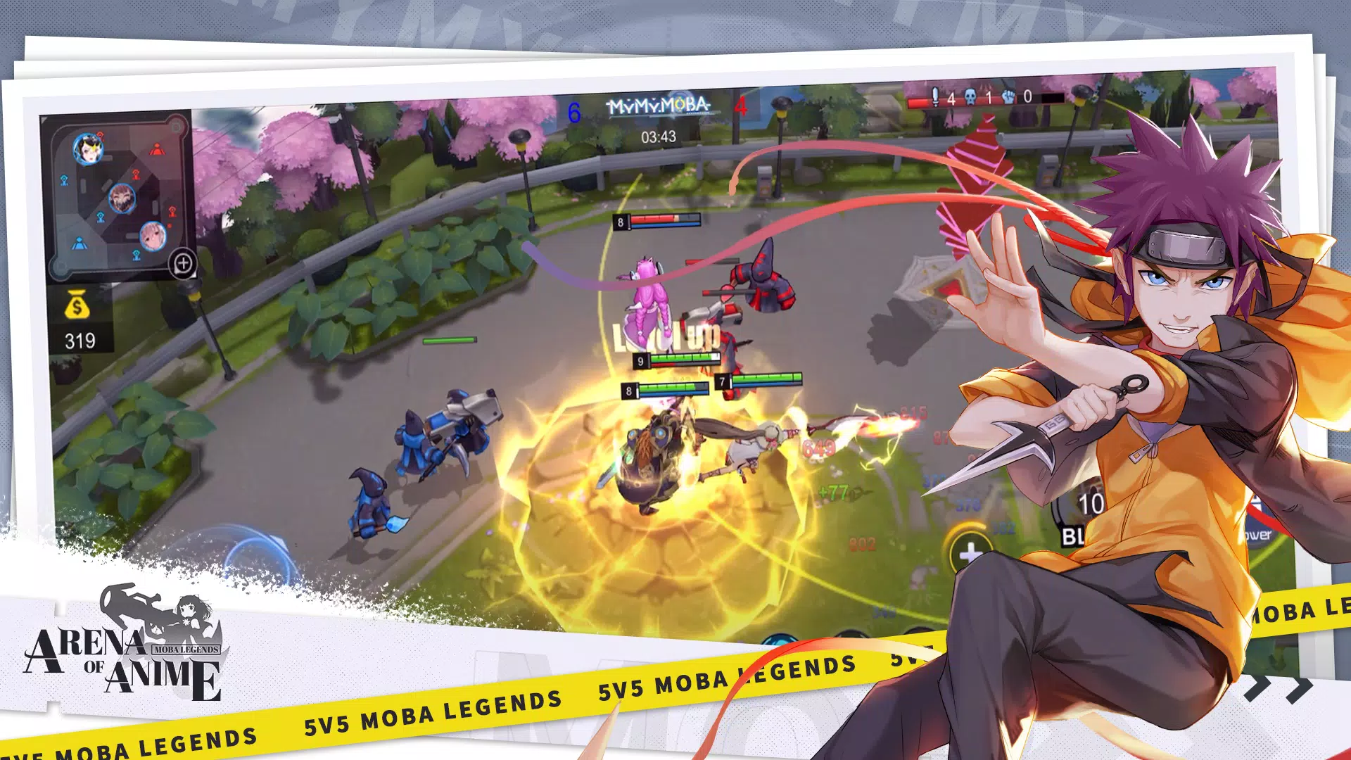 Arena of Anime: MOBA Legends Capture d’écran 4