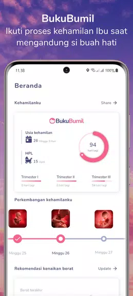 BukuBumil - Pregnancy Tracker应用截图第1张