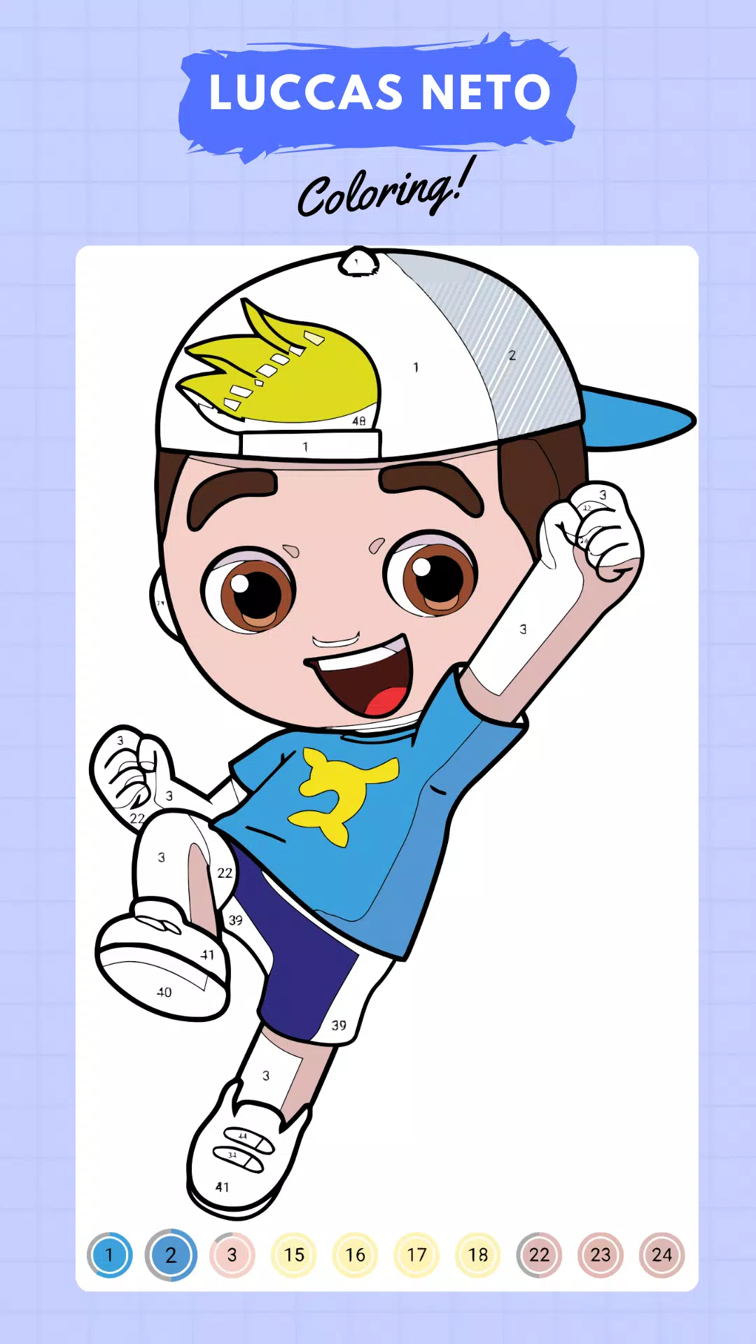 Luccas Neto Jogo de Colorir應用截圖第2張