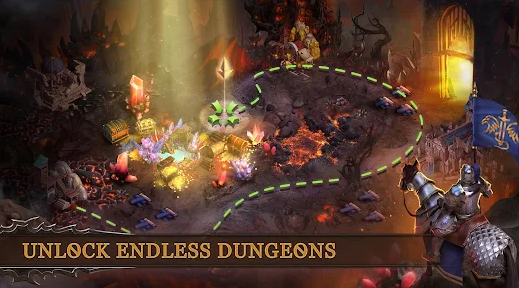 Schermata Dungeon Heroes 3D RPG 1