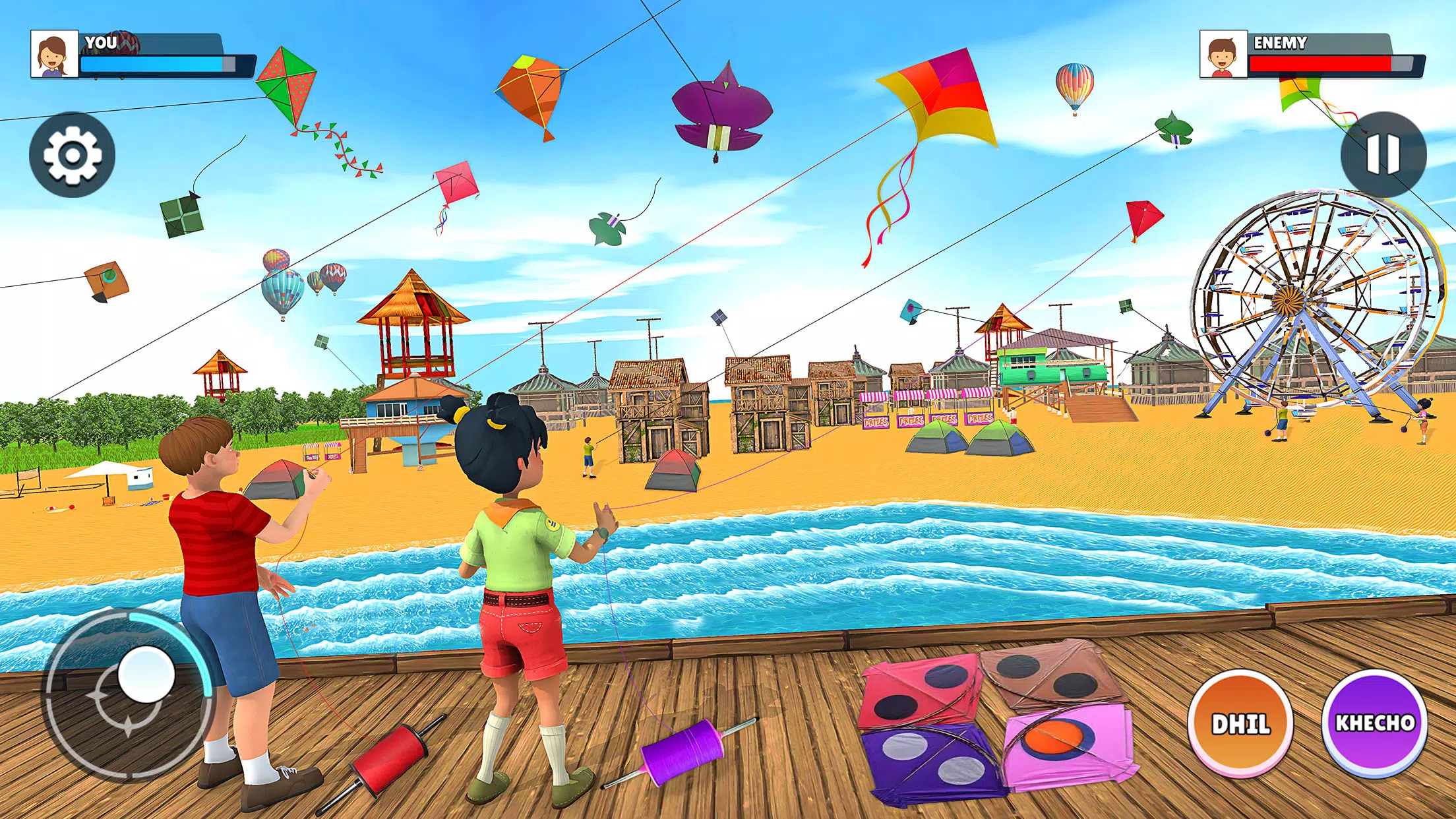 Kite Flying 3D - Pipa Combate Capture d’écran 1