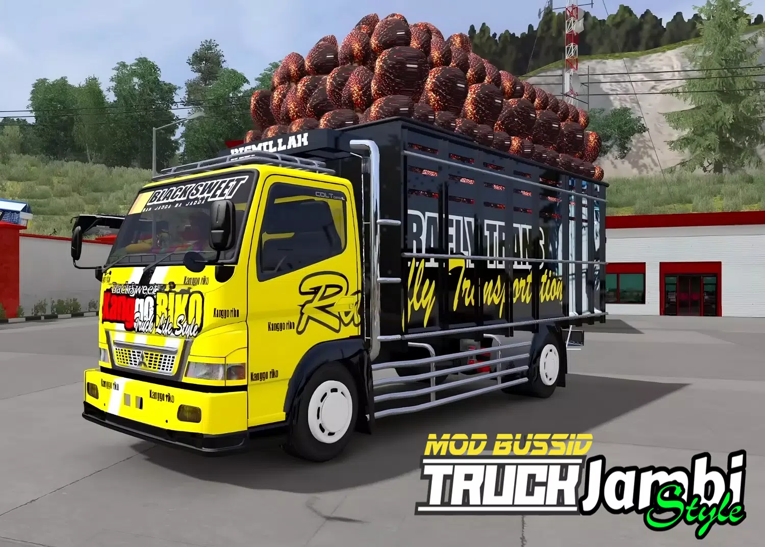 Mod Bussid Truk Jambi Style應用截圖第1張