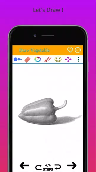 How to Draw Real Vegetables Captura de pantalla 4