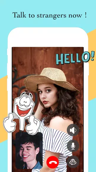 Live call - Stranger video cal Tangkapan skrin 4