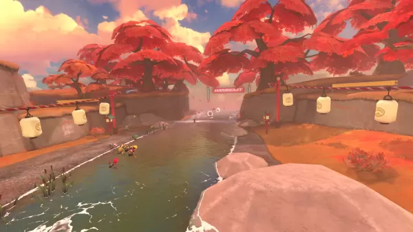 Mario Kart World racing action