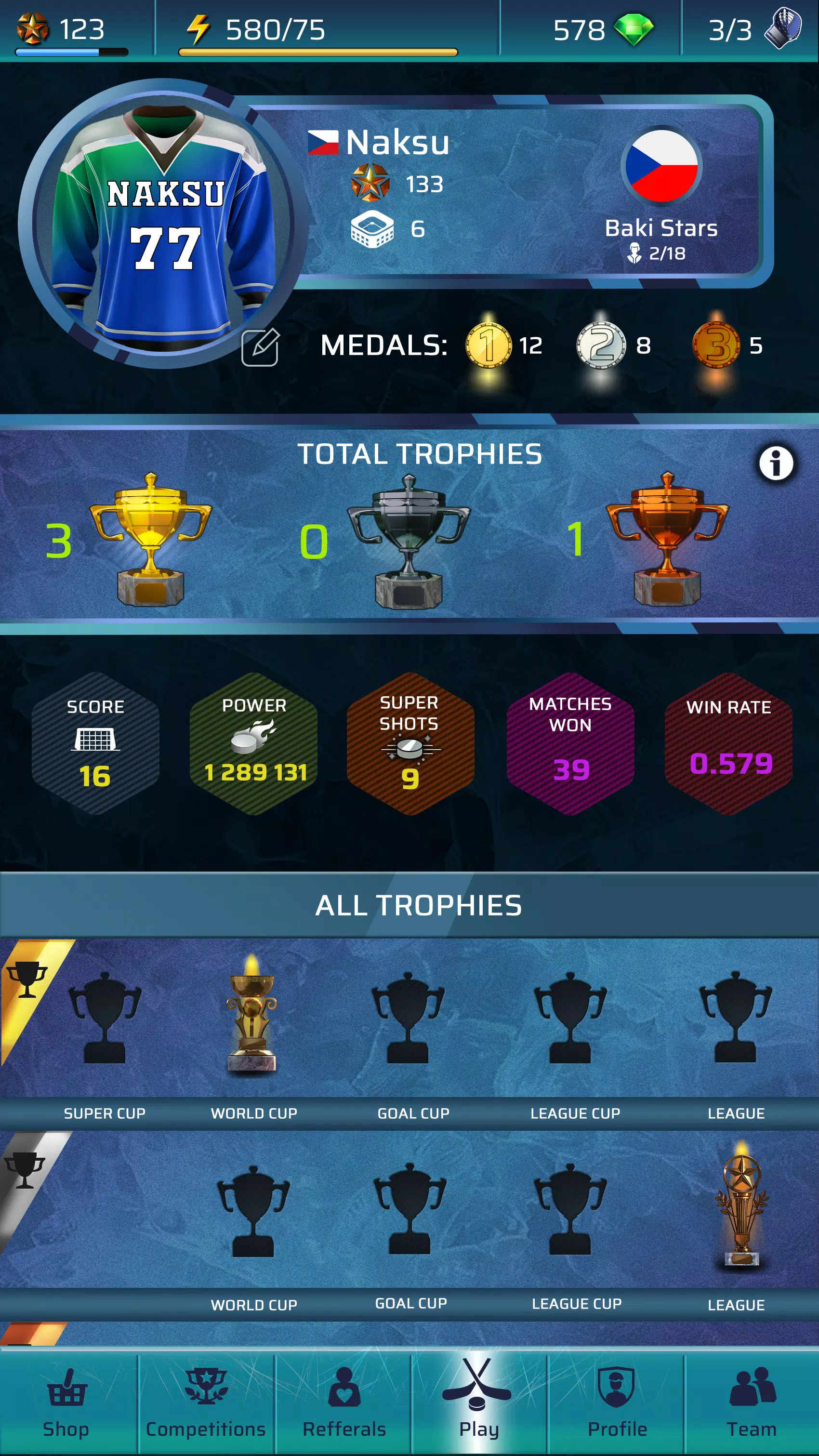 PowerPlay: Ice Hockey PvP Game Screenshot 3