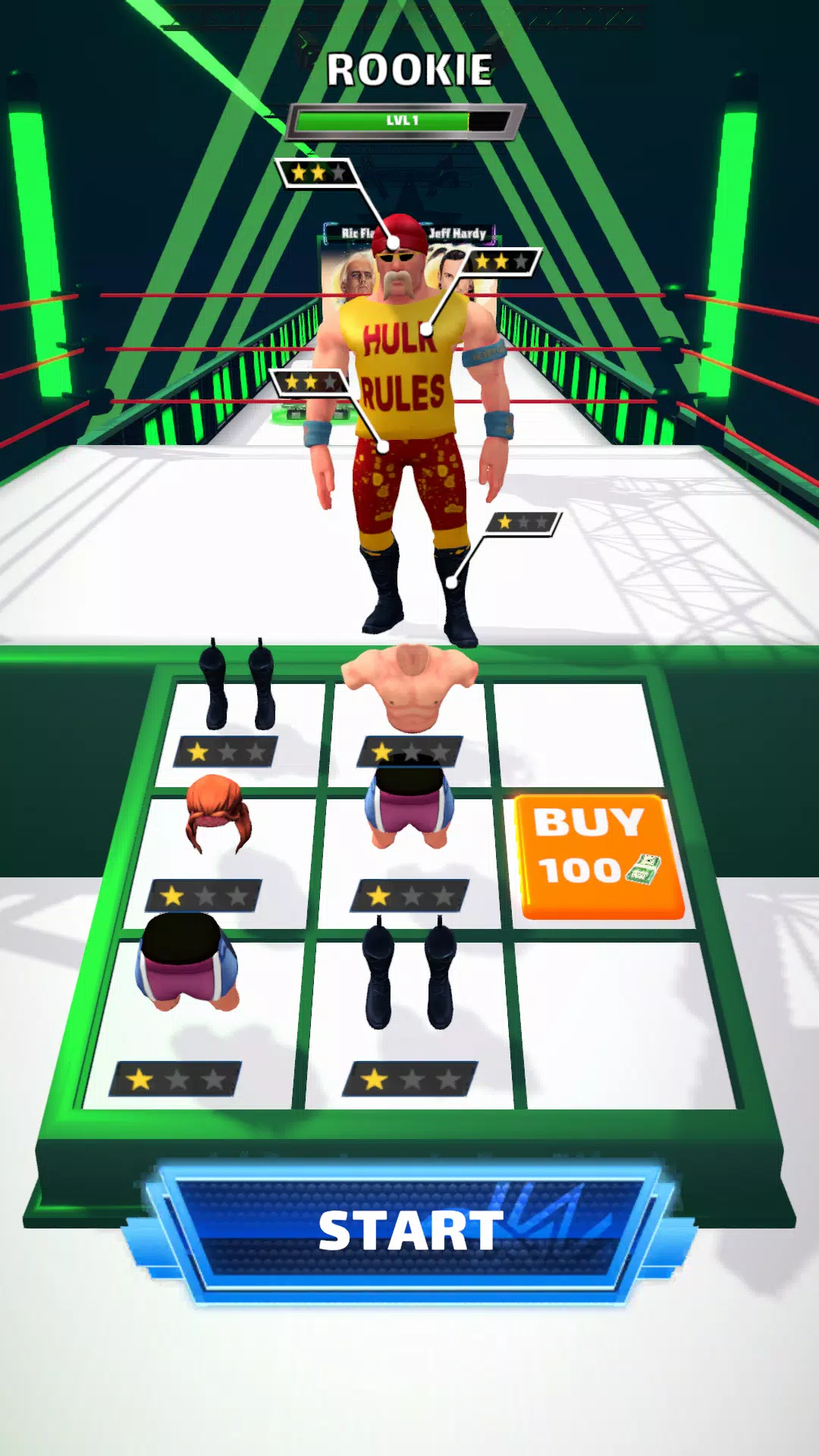 Wrestling Trivia Run Captura de tela 2