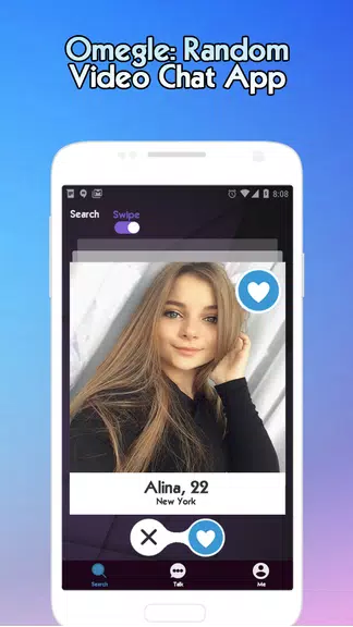 Omegle: Random Video Chat App Скриншот 1