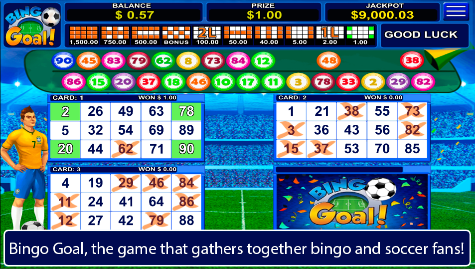 Bingo Goal - Video Bingo 스크린샷 1