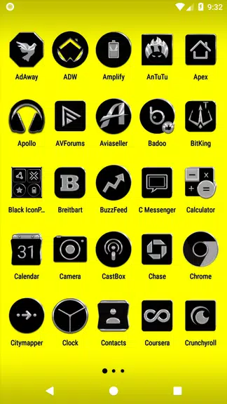 Black Icon Pack Скриншот 2