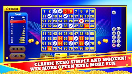 Keno Games Casino Fun ဖန်သားပြင်ဓာတ်ပုံ 1