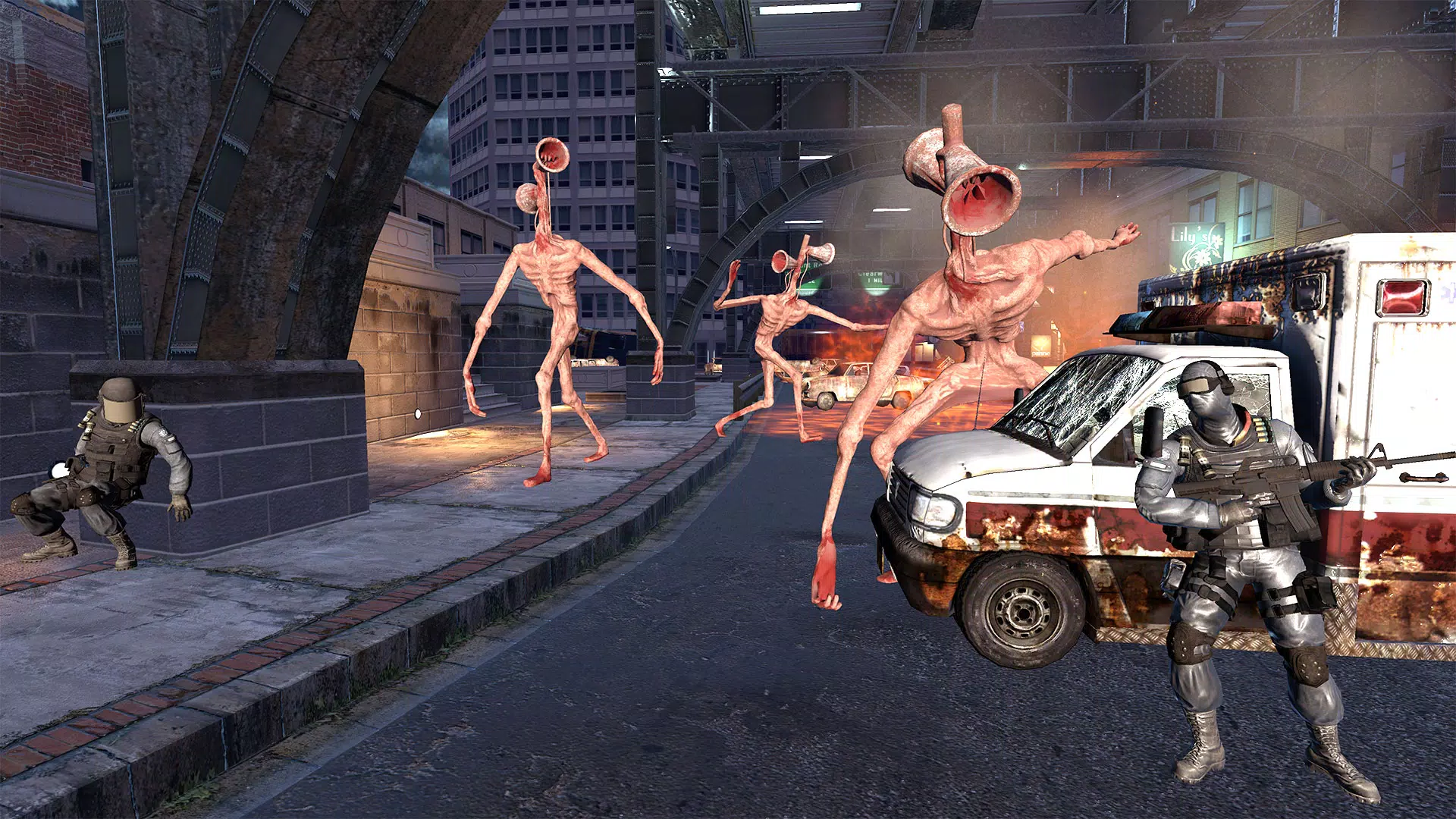 Siren Head City Escape Games Ekran Görüntüsü 2