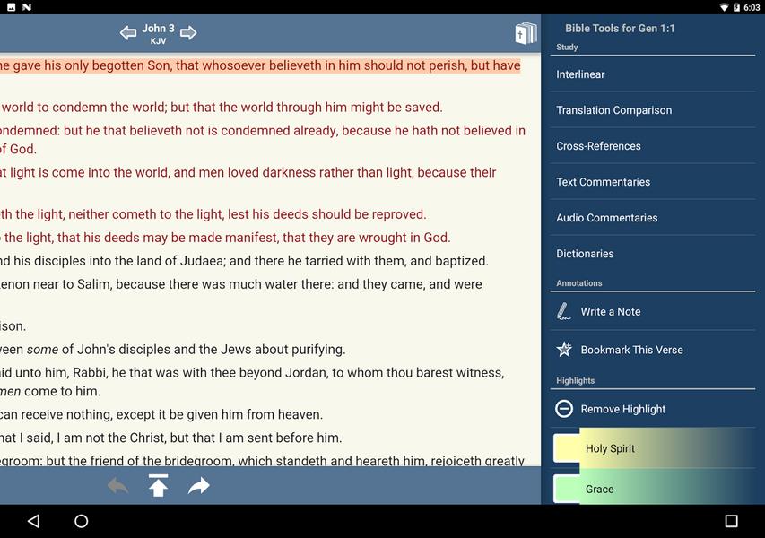 Blue Letter Bible 스크린샷 3