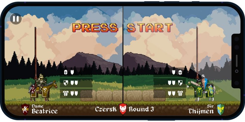 Knight Lancer è un gioco di giostra super-semplice in cui il tuo obiettivo è quello di disturbare il tuo avversario