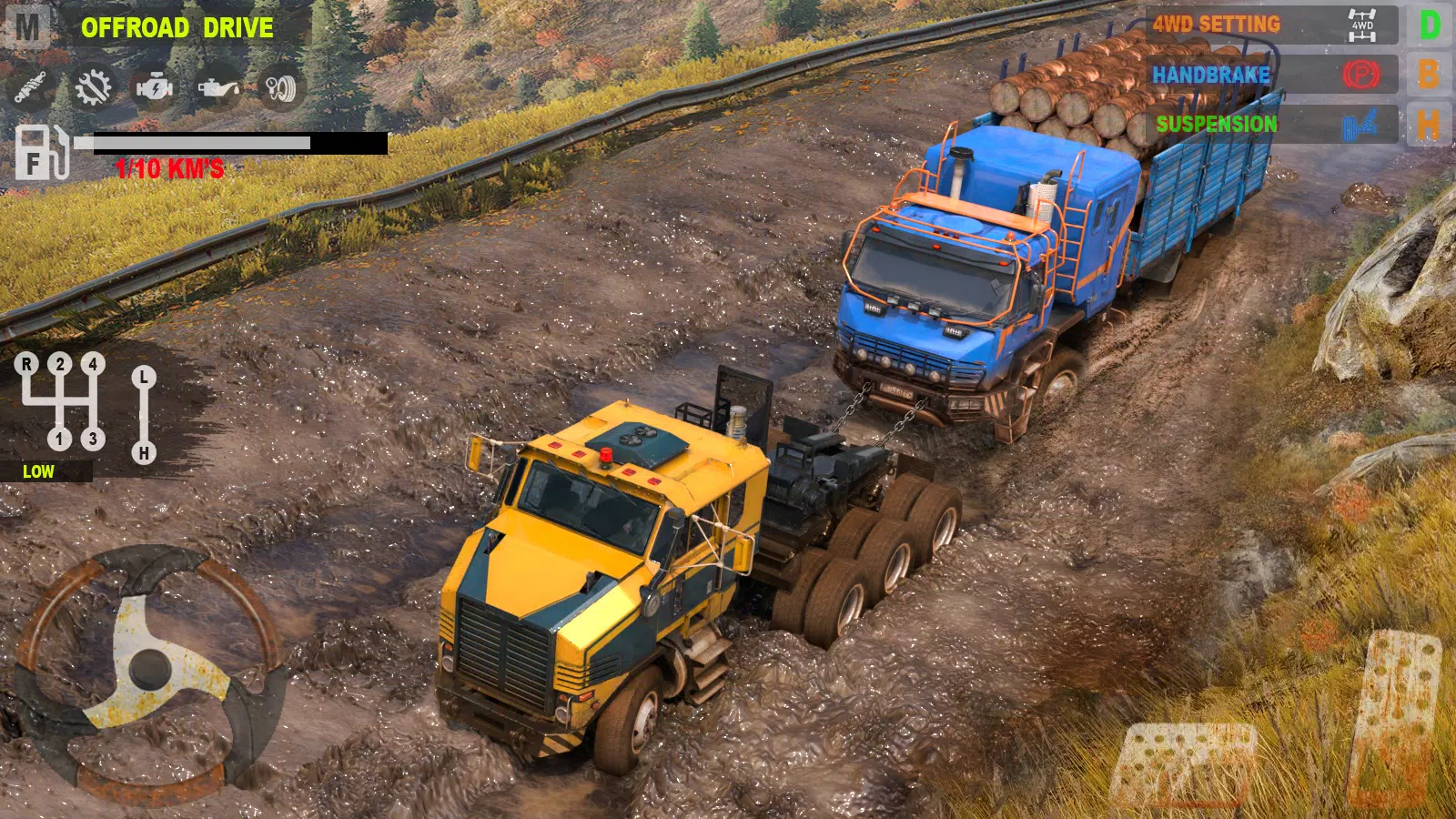 Offroad Mudrunner Games 3D Captura de tela 1
