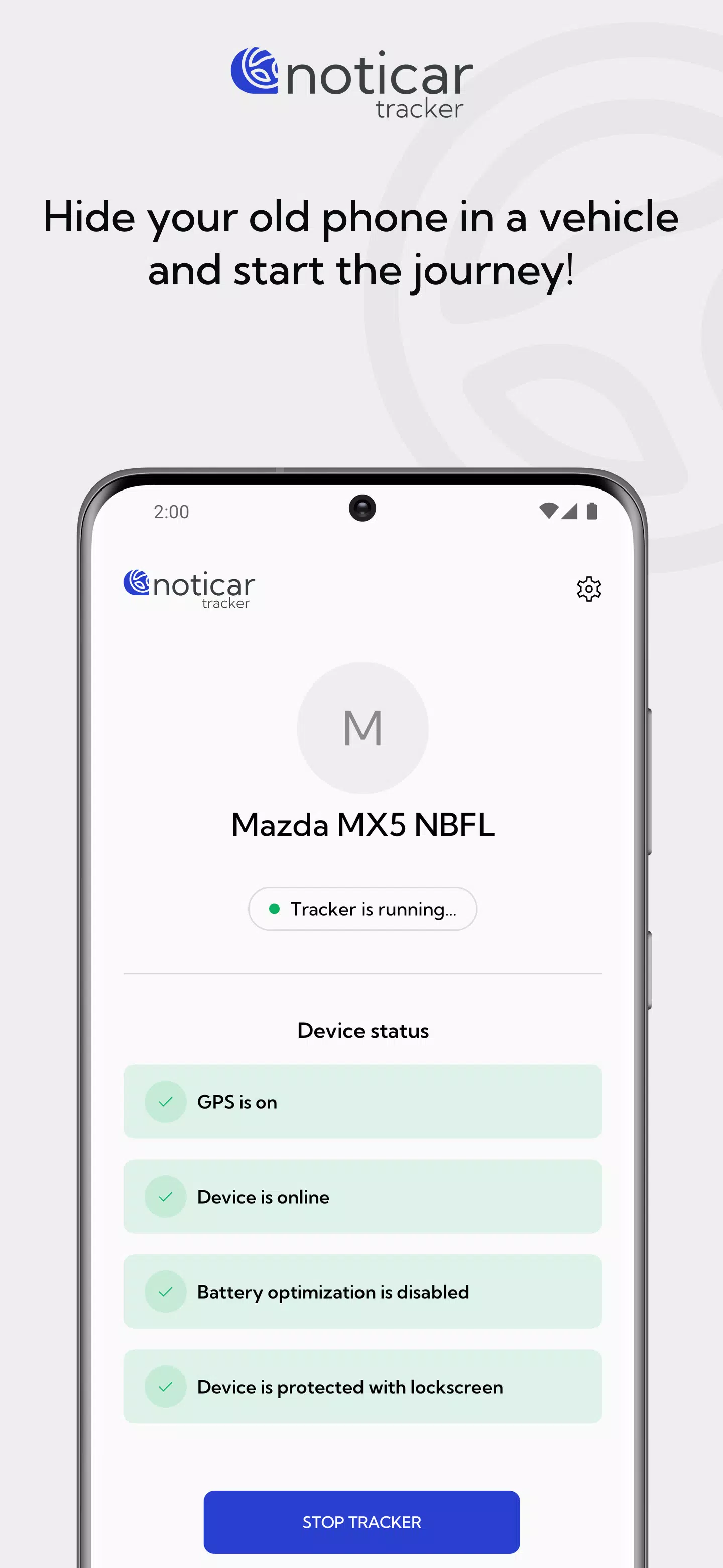 noticar tracker 스크린샷 2