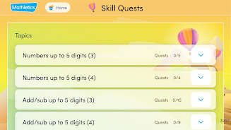 Mathletics Students Schermafbeelding 2