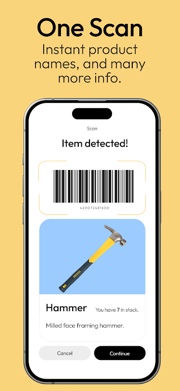 Amoa: easy scanner & inventory Ekran Görüntüsü 1