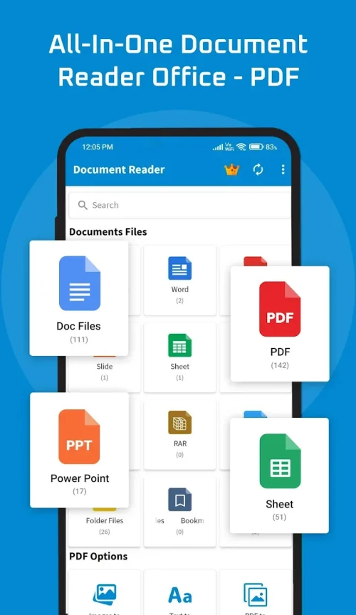 Document Reader: PDF, DOC, PPT應用截圖第1張