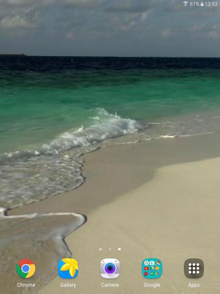 Schermata Tropical Beach Live Wallpaper 4