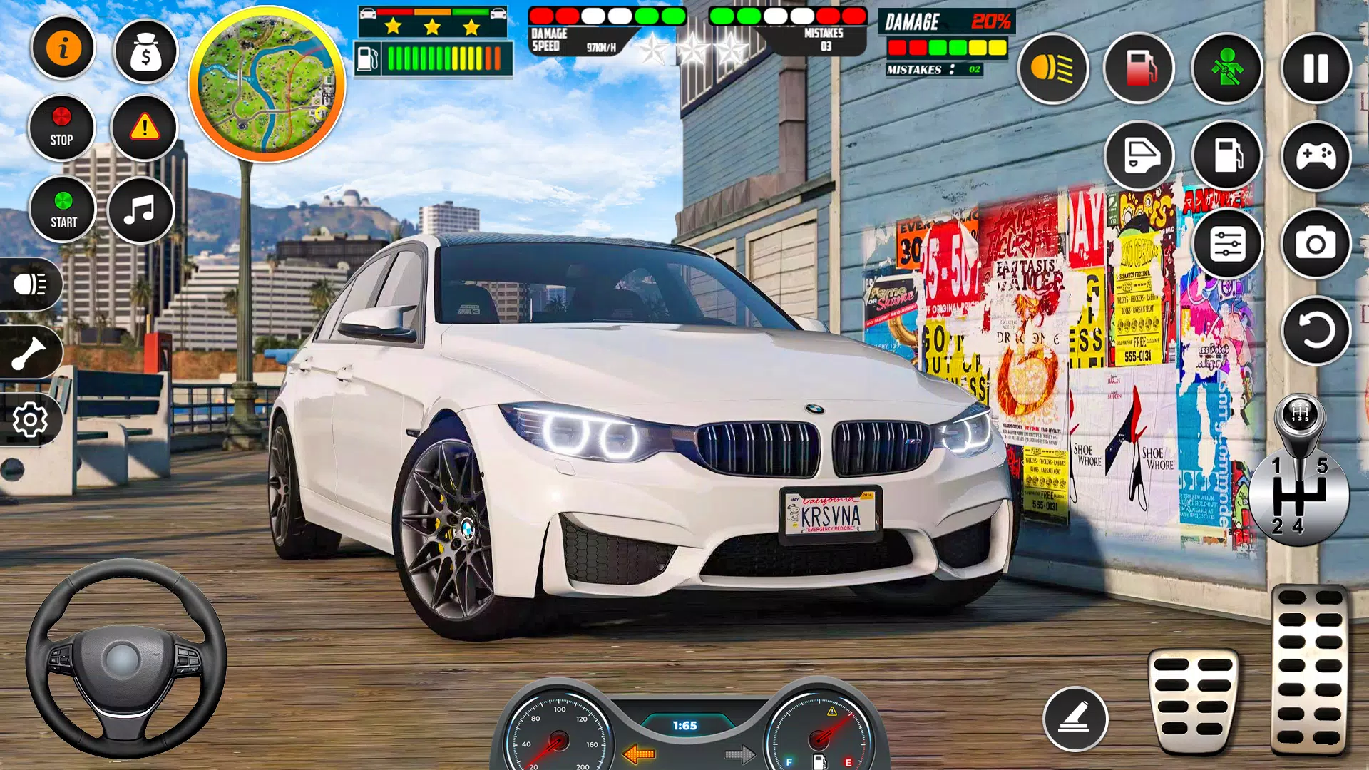 Classic Car Drive Parking Game 스크린샷 2