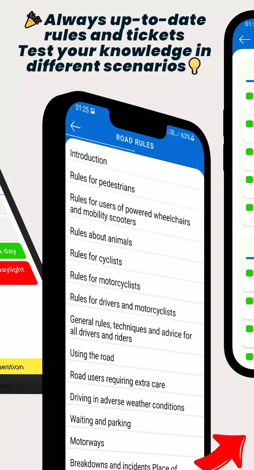 AVTO TEST - Traffic Rules 2025 Скриншот 3