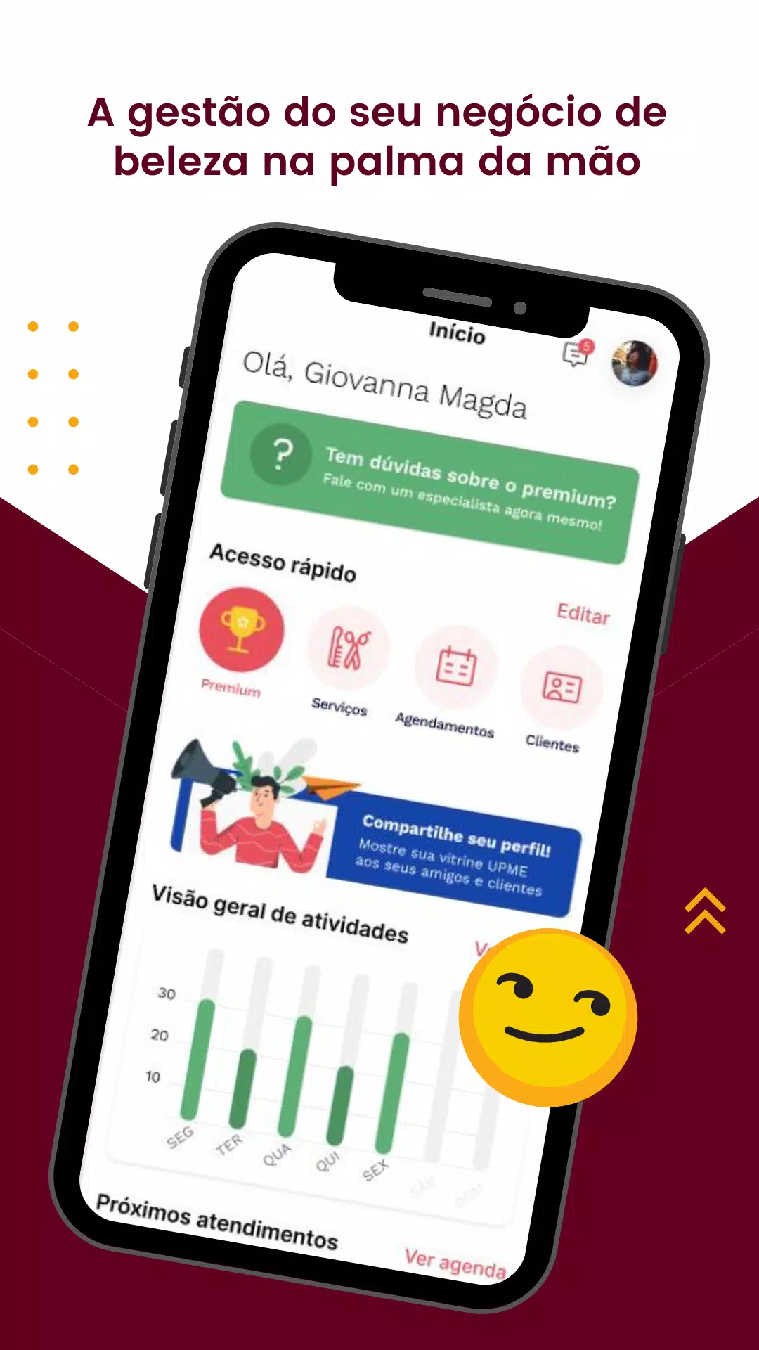 UPME: Agenda Online da Beleza Скриншот 3