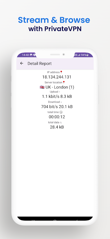 PrivateVPN : secure vpn proxy Ekran Görüntüsü 2