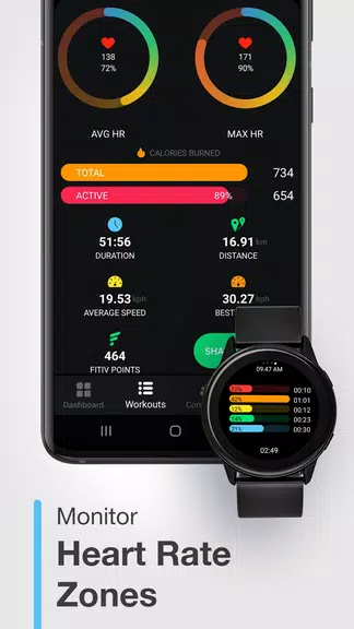 FITIV Pulse Moniteur de Sport Capture d’écran 4