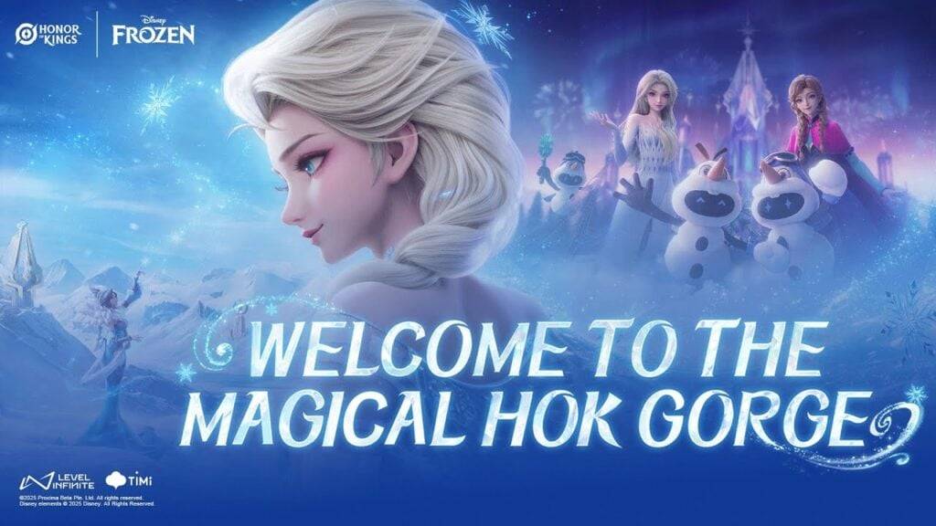 探索神奇的霍克峽谷，以紀念國王和迪士尼冷凍的合作！