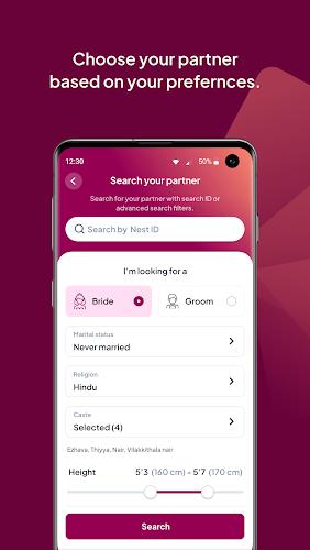 Schermata NeST Kerala Matrimony ® App 1