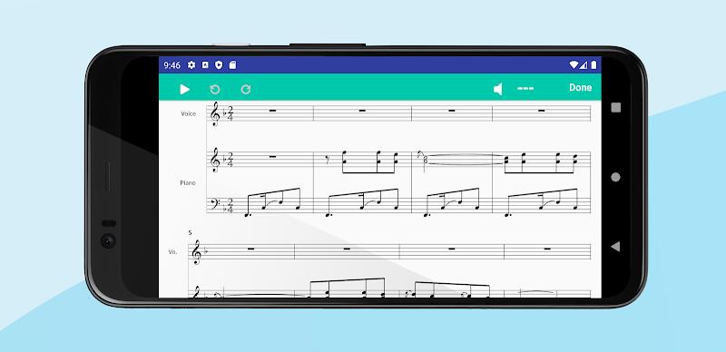 Score Creator: Escrever música Captura de tela 1