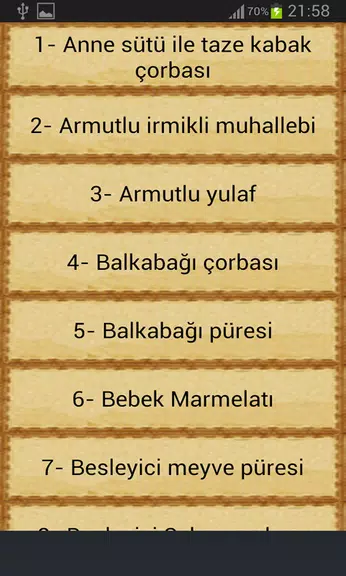 Bebekler İçin Yemek Tarifleri ภาพหน้าจอ 2