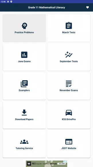 Grade 11 Mathematical Literacy Captura de pantalla 1