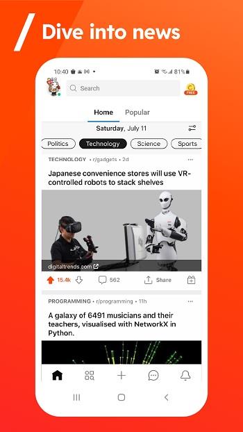 Schermata Reddit 2