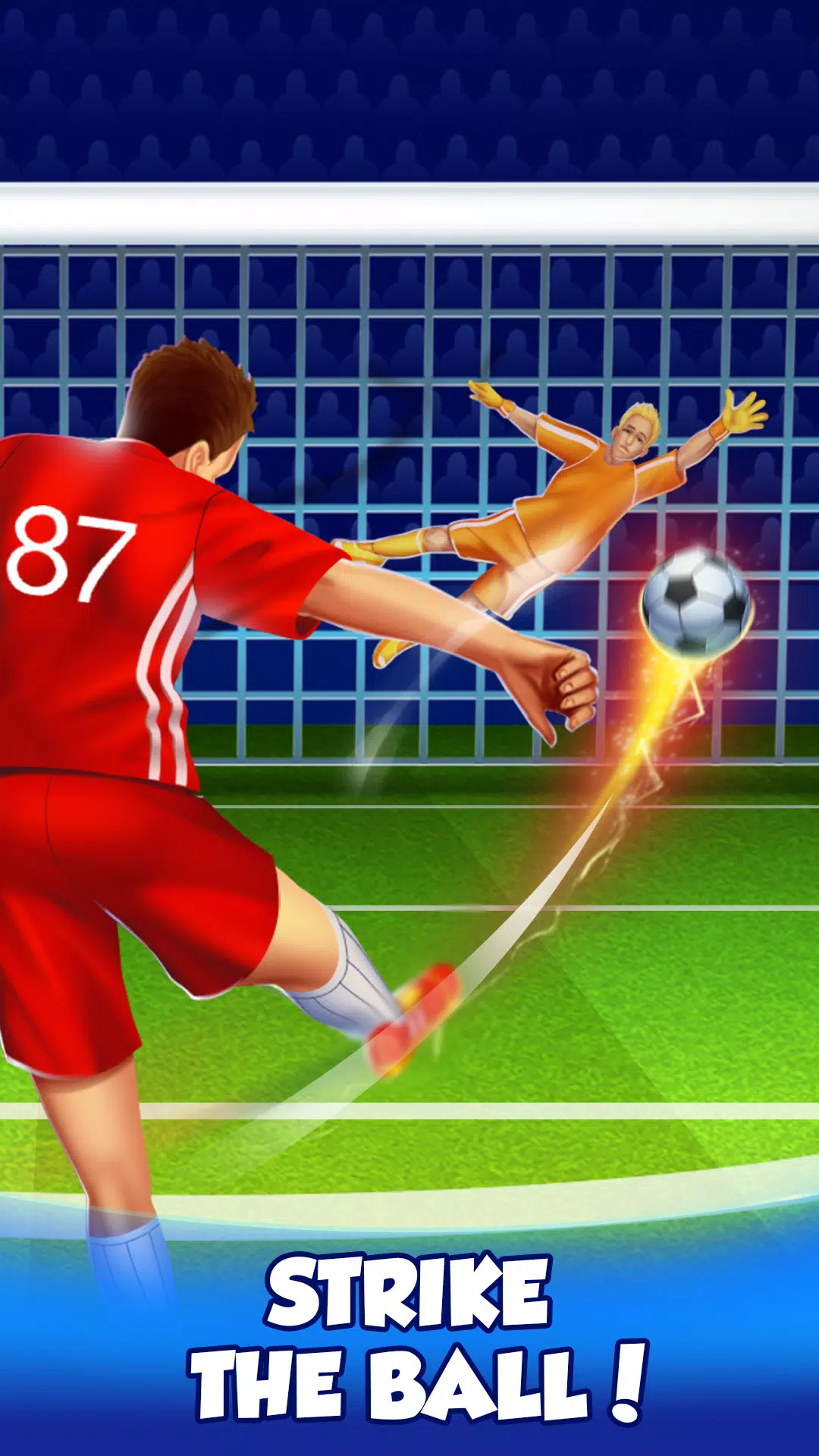 Flick Football : Soccer Game 스크린샷 2