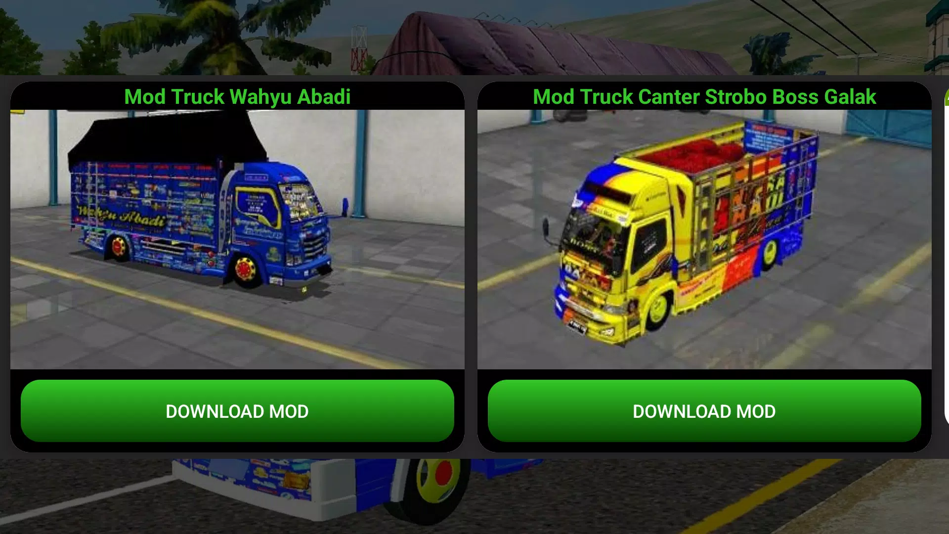 Mod Truck Wahyu Abadi Bussid スクリーンショット 2