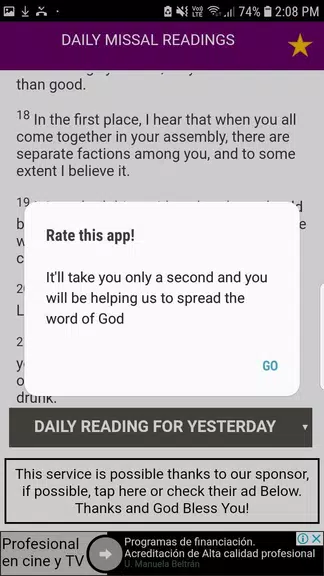 Daily Mass (Catholic Church Da Captura de tela 3