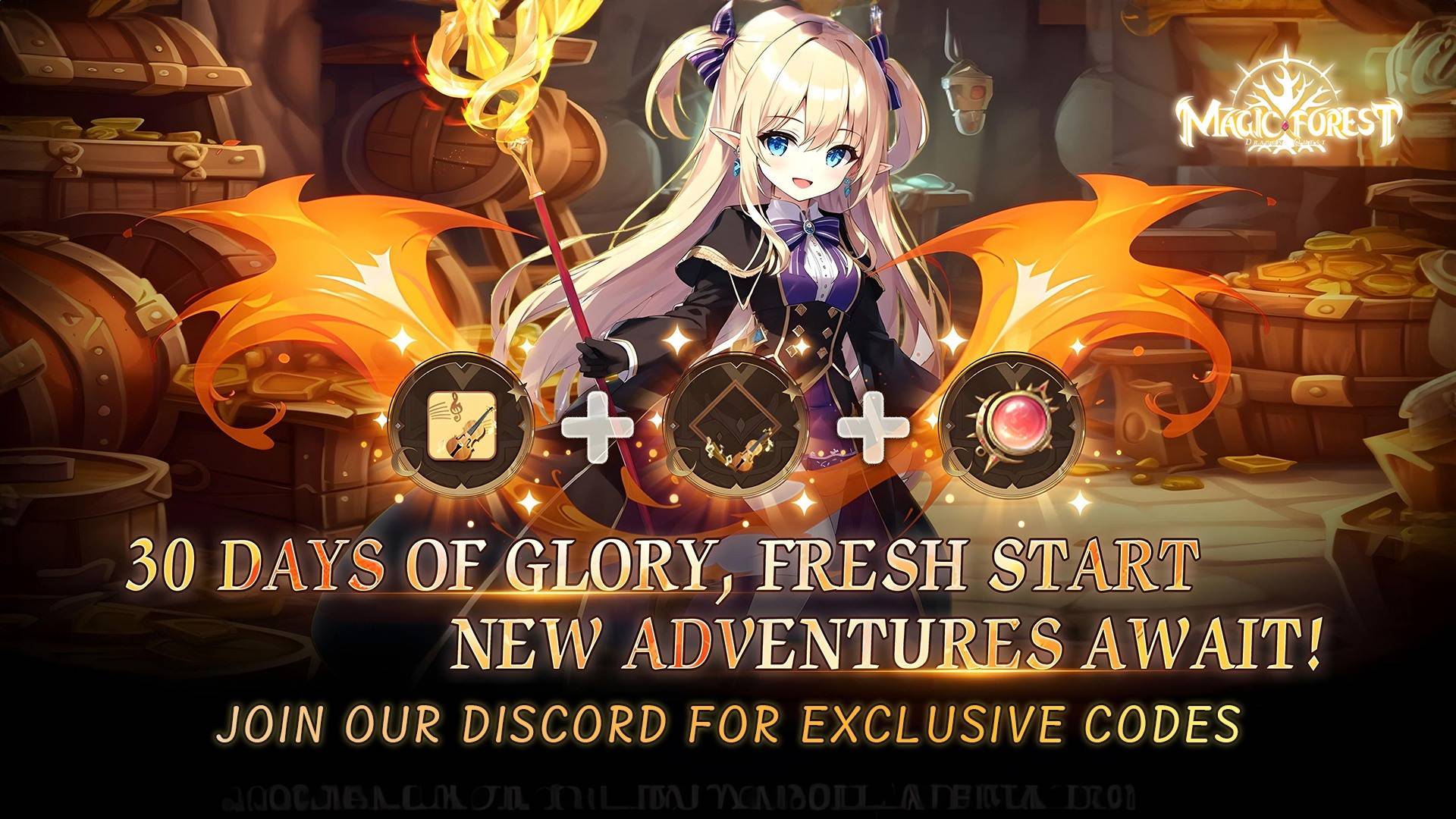 Exclusif : codes d'échange Magic Forest pour janvier 2025