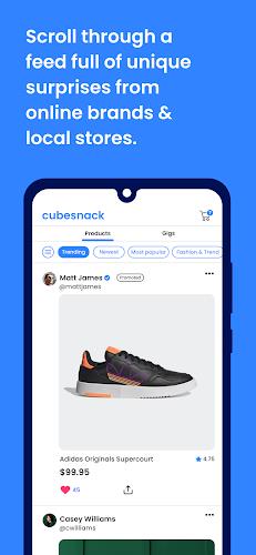 Cubesnack: Shop. Sell. Social. স্ক্রিনশট 2