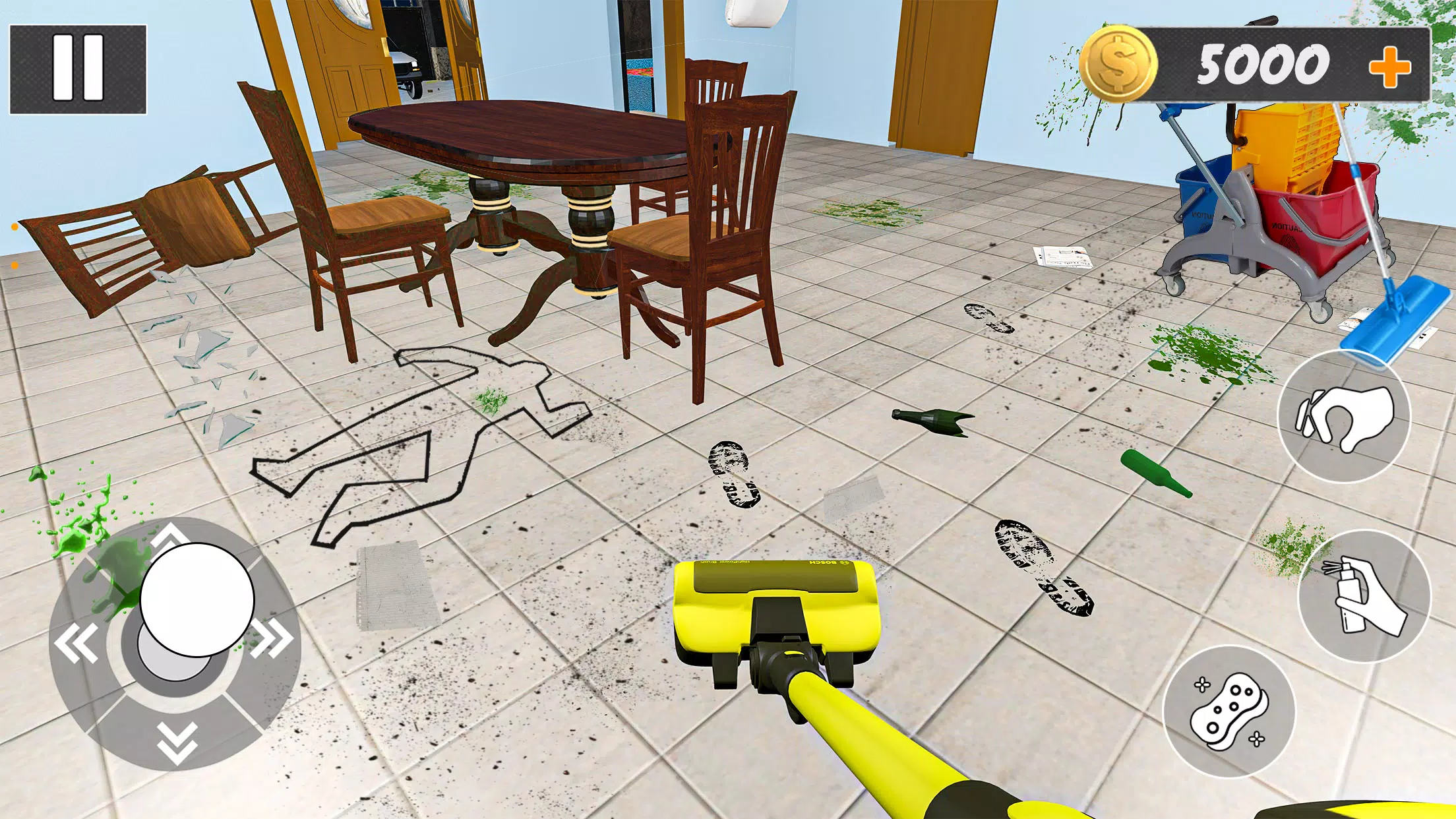 Murder Evidence Cleaner Games 스크린샷 1