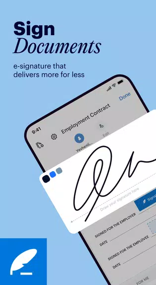 signNow Elektronische Signatur Screenshot 1