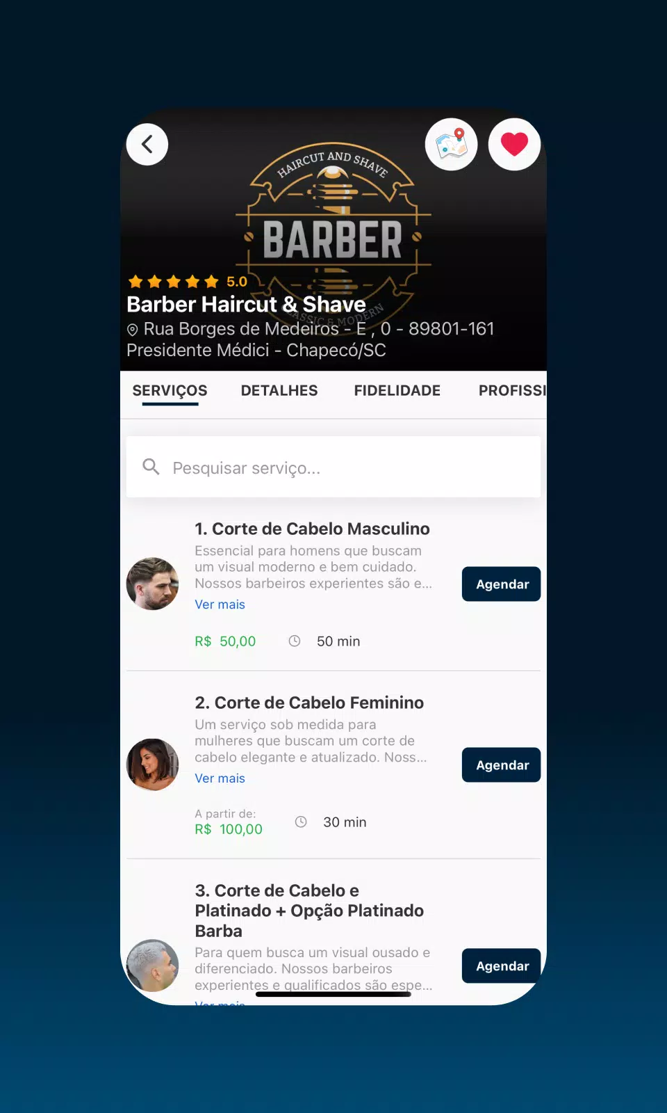 AppBarber: Cliente スクリーンショット 3