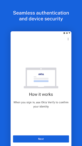Okta Verify Captura de tela 1