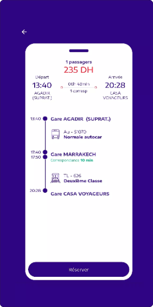 Train Voyages: Billet ONCF應用截圖第3張