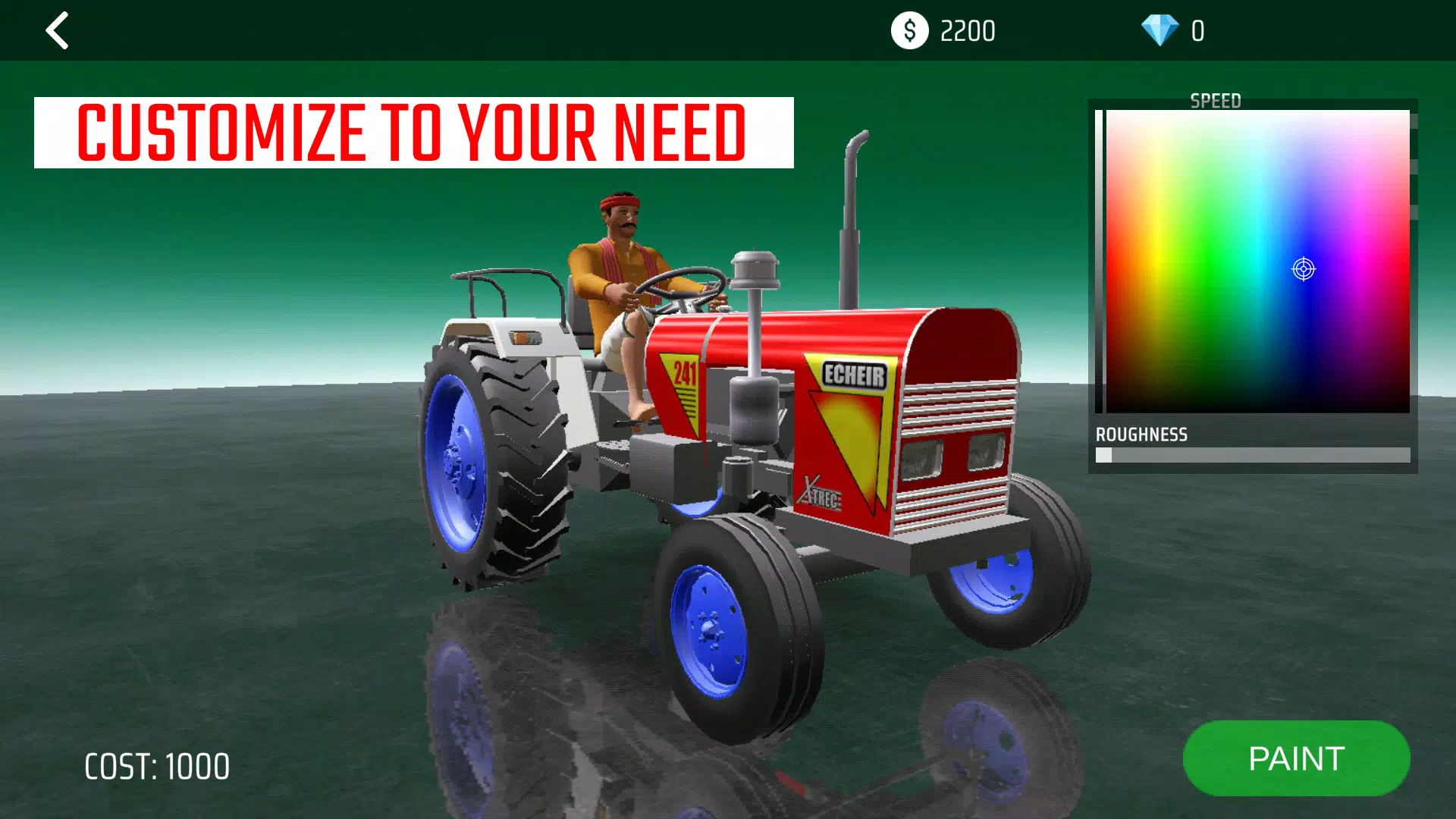 Indian Tractor PRO Simulation Capture d’écran 3